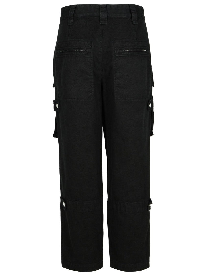Isabel Marant Étoile Jannick' Black Cotton Pants