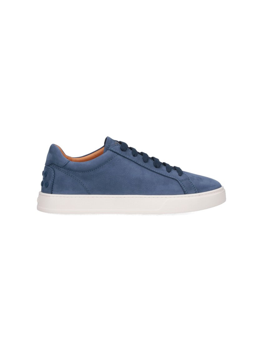 Tod's Blue Sneakers With Padded Collar