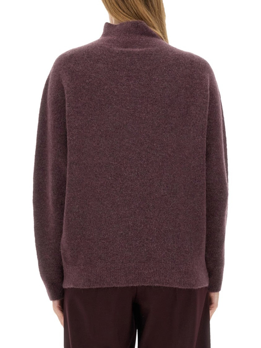 Alysi Relaxed Fit Turtleneck Sweater