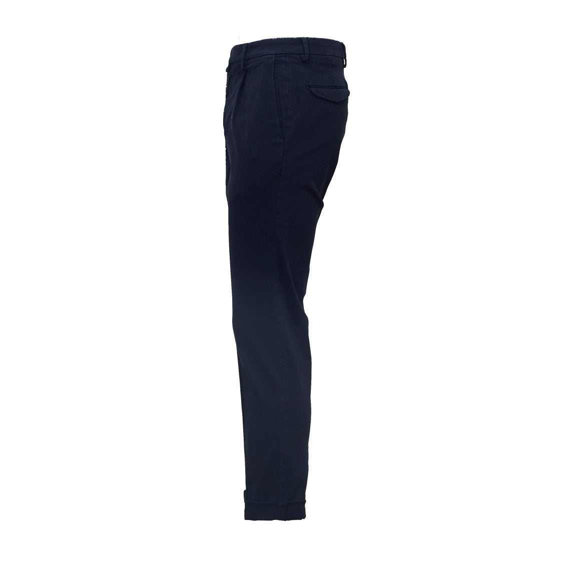 Briglia 1949 Tailored Slim-Fit Pants With Front Pinces And Cuffed Hems
