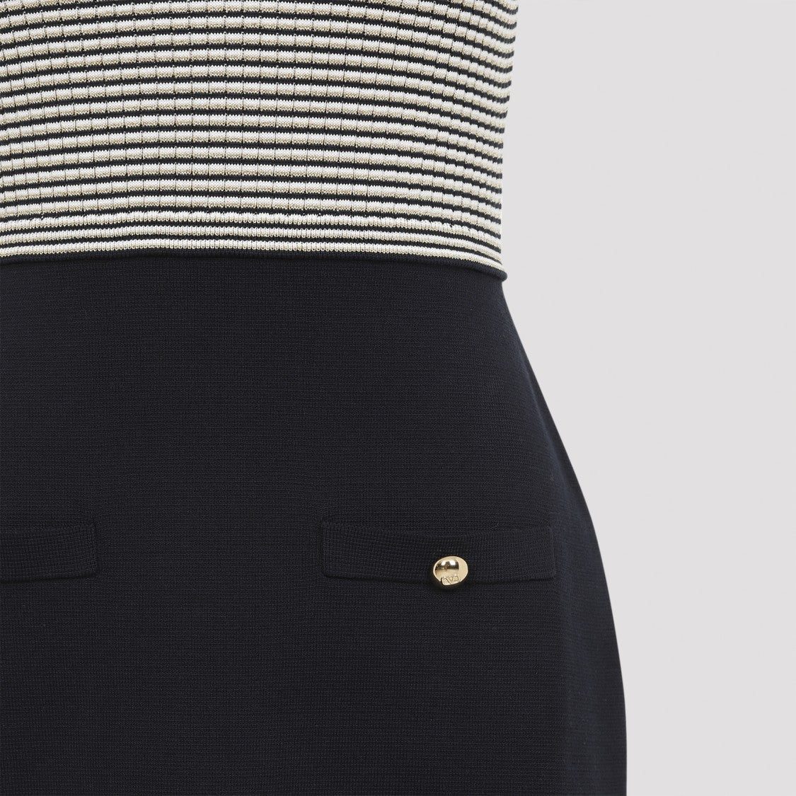 Valentino Striped Mini Dress