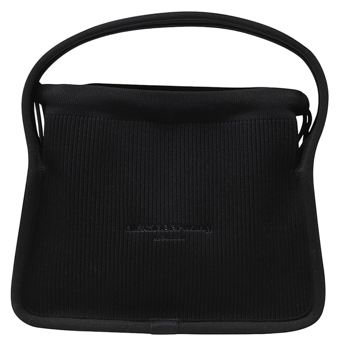 Alexander Wang Structured Black Handbag With Curved Rectangular Shape