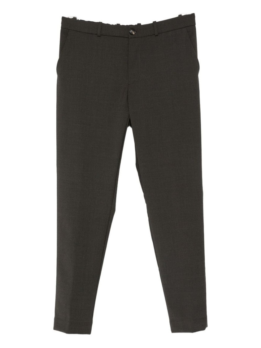 Rrd Tailored Brown Trousers With Minimalist Design