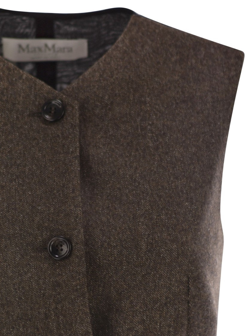 Max Mara Bikini1234 - Wool Felt Waistcoat