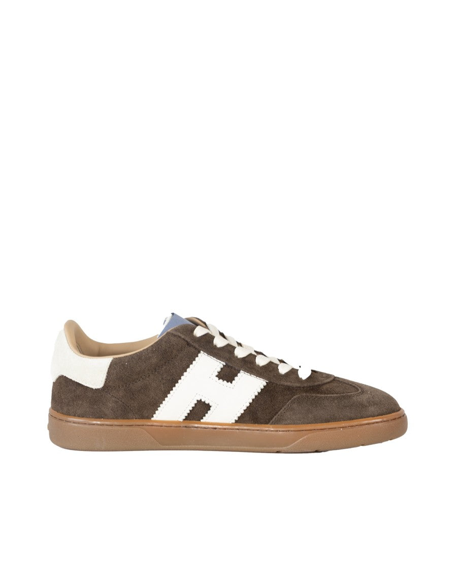 Hogan Brown Cool Suede Leather Sneakers