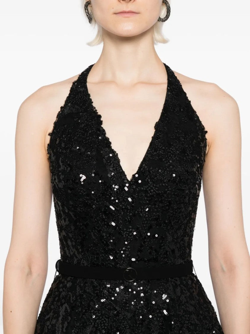 Saiid Kobeisy Embroidered Long Dress