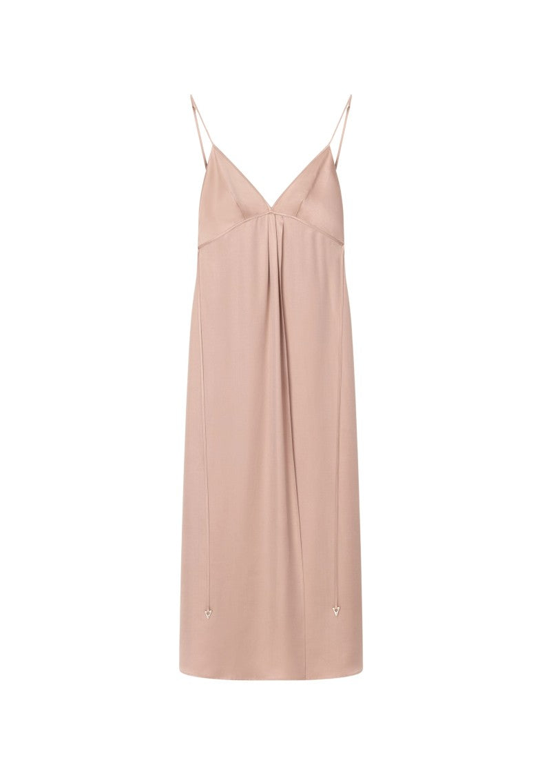 Aeron Felicita - Satin A-Line Maxi Dress