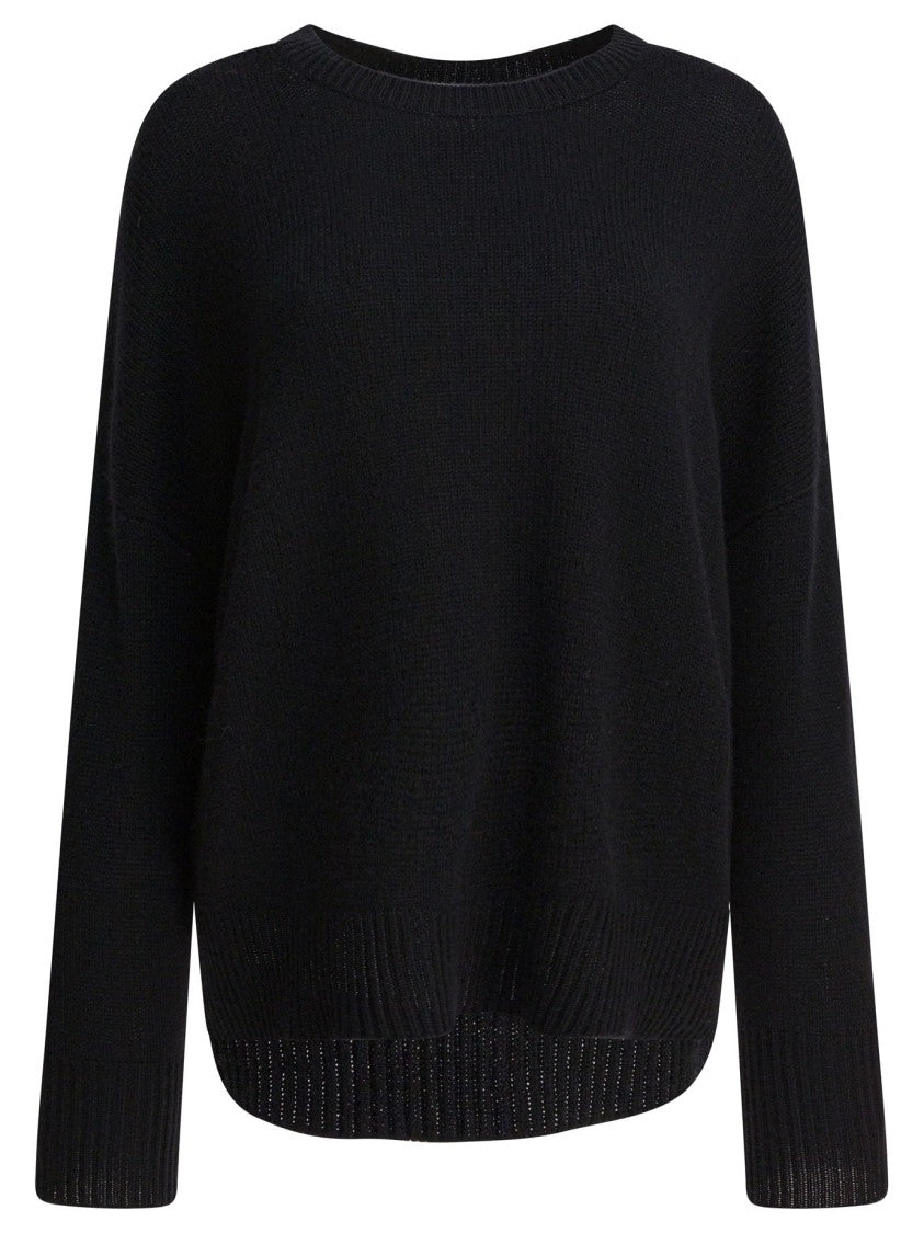 Lisa Yang Relaxed Fit Cropped Cashmere Sweater