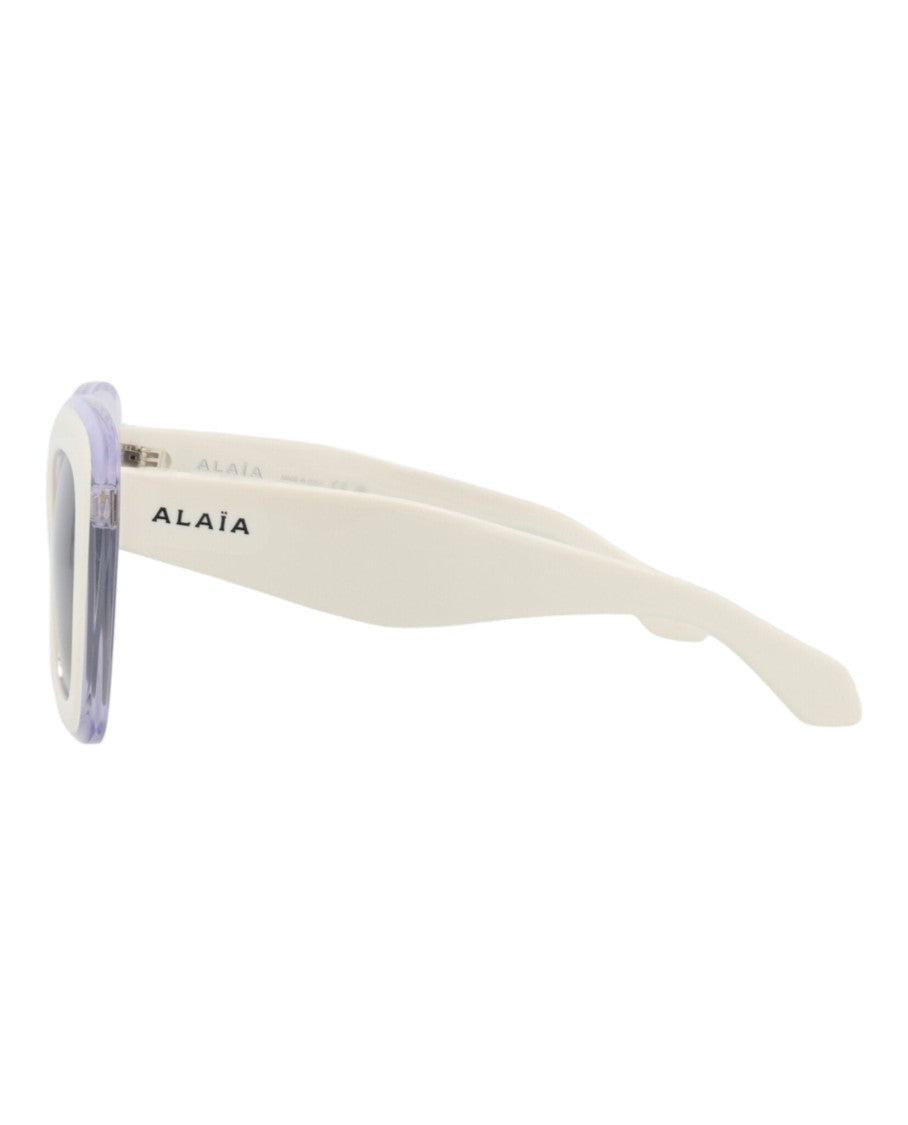 Alaïa Square-Frame Sunglasses With Layered Recycled Acetate Design