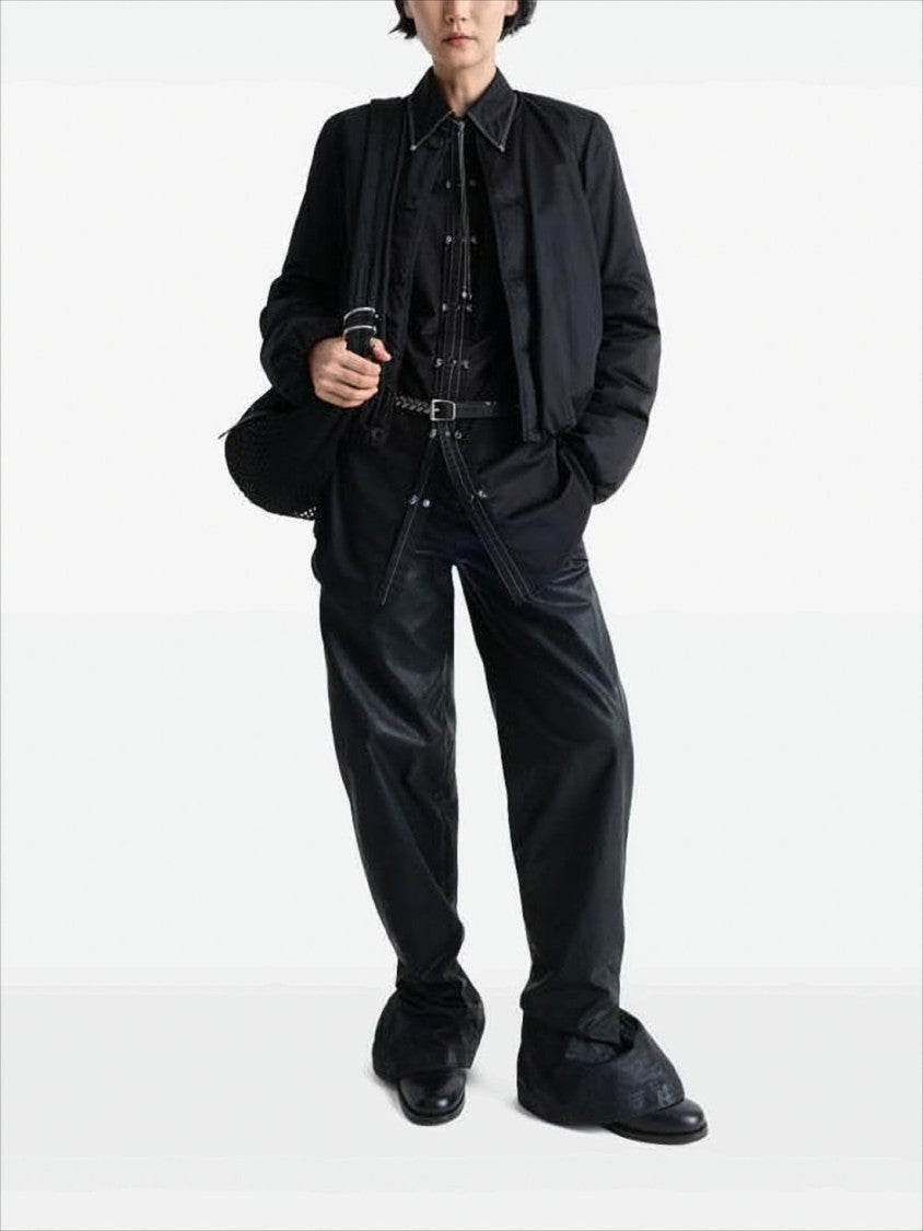 Lemaire Cropped Boxy Jacket With Button-Down Front