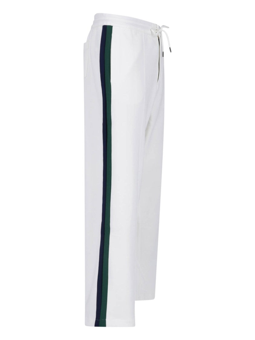 Polo Ralph Lauren White Recycled Wide-Leg Track Trousers