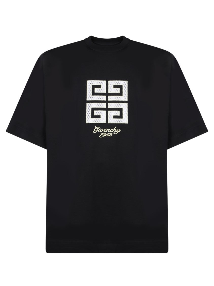 Givenchy Cotton T-Shirt With Iconic Logo Design And Fit