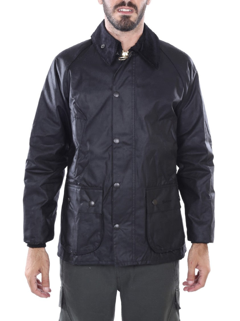 Barbour Waxed Cotton Bedale Jacket With Classic Design
