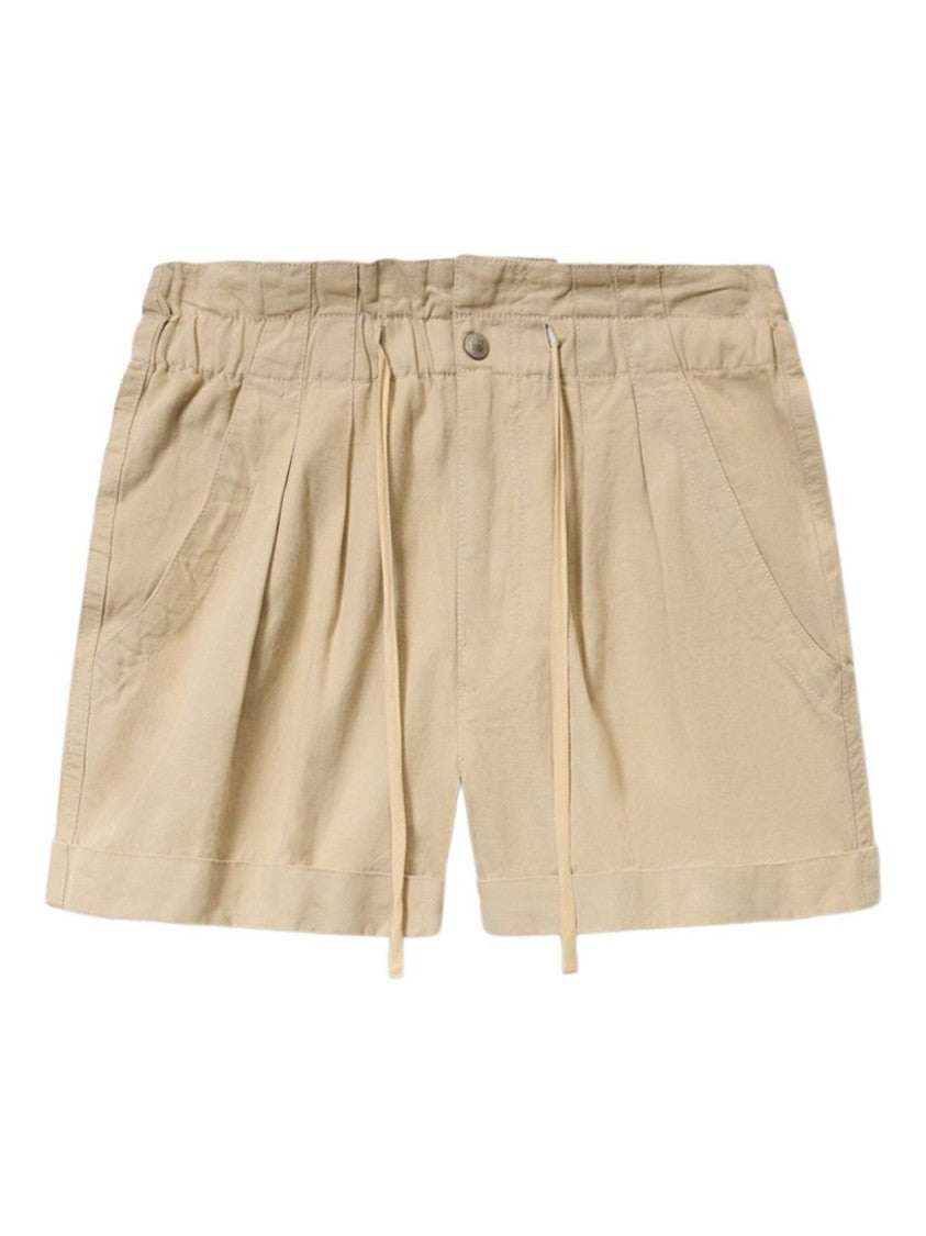 Isabel Marant Étoile Gathered Waistband Shorts With Front Pleats