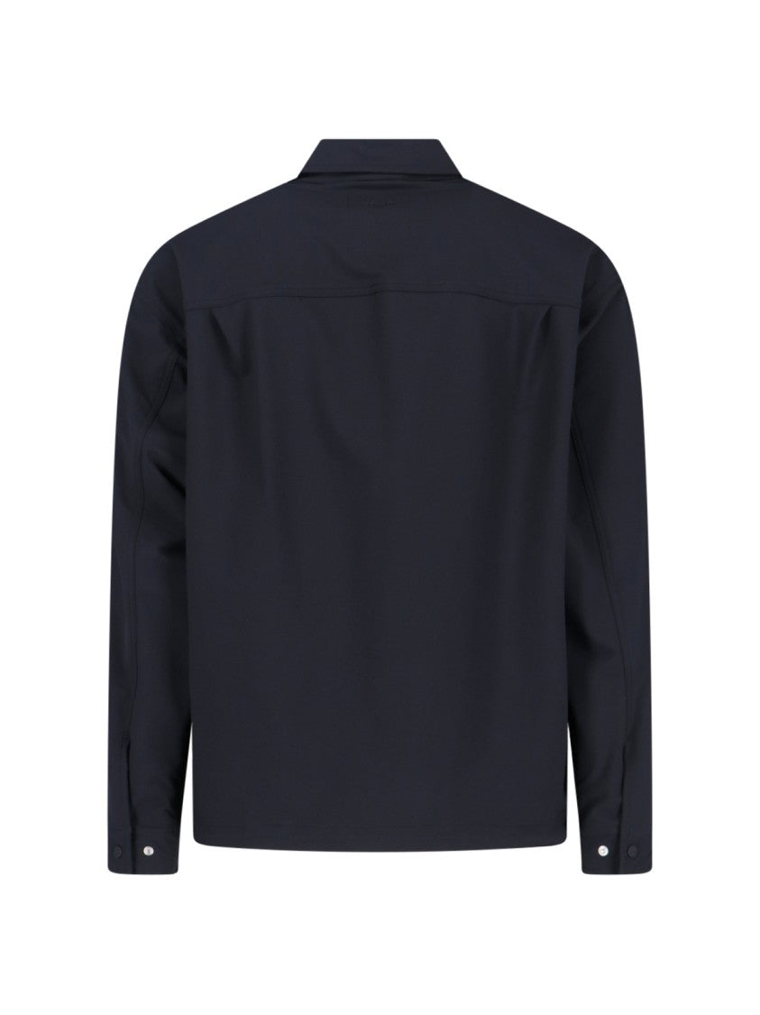 Laminar Classic Zip-Front Black Jacket With Minimalist Design