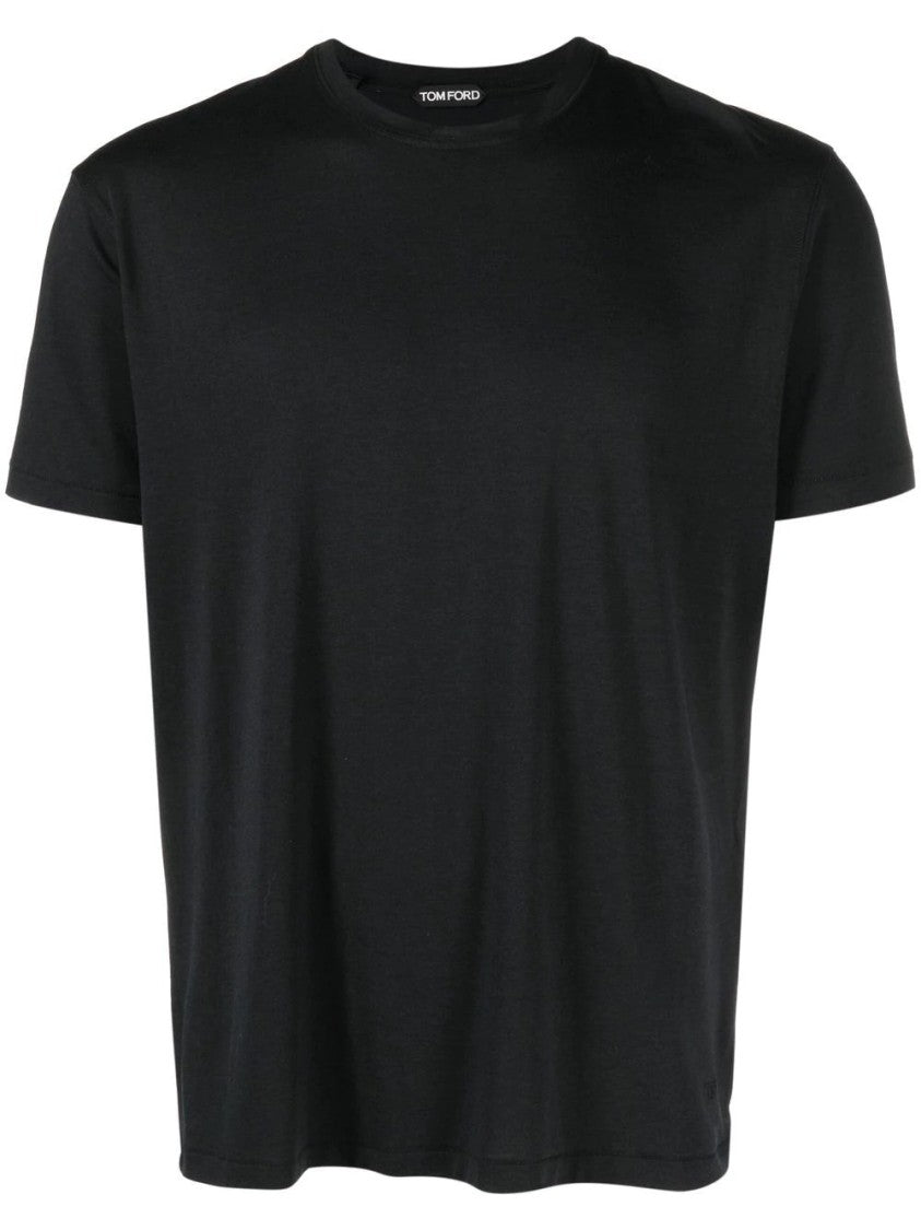 Tom Ford Black Cotton Blend T-Shirt
