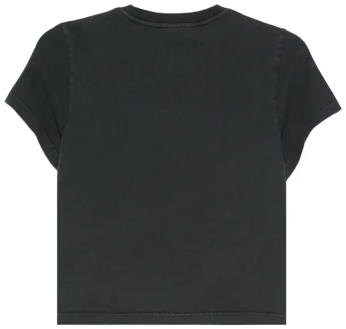 Alexander Wang Shrunken Tee W/ Emboss Graphic