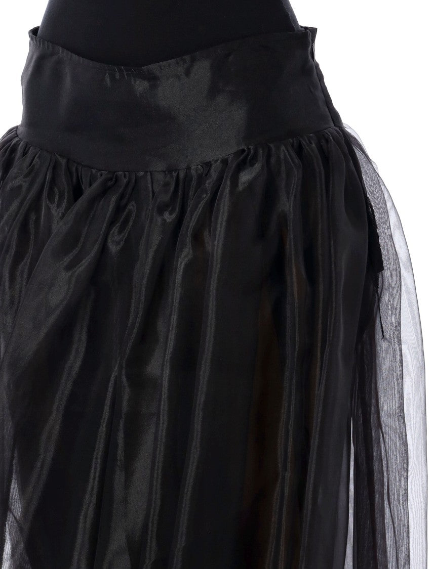 The Garment Flowing Black Long Skirt