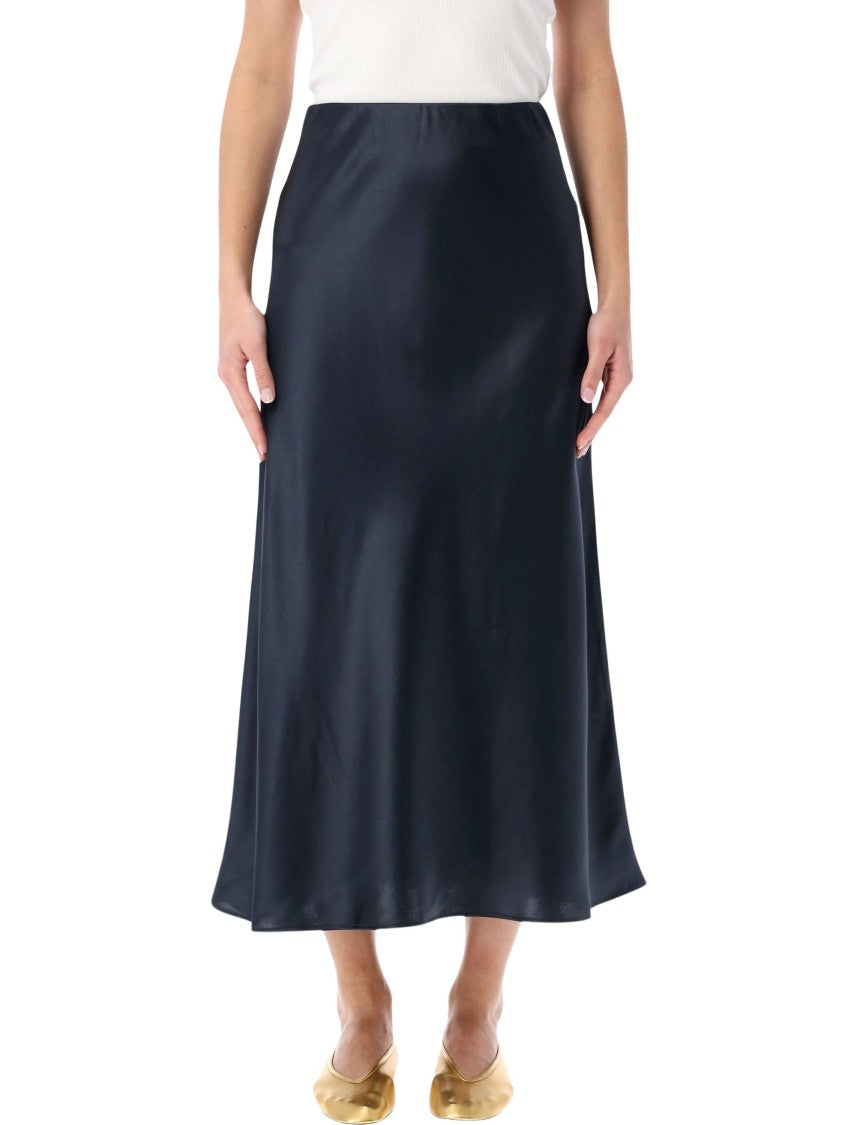 By Malene Birger Satin Midi Skirt