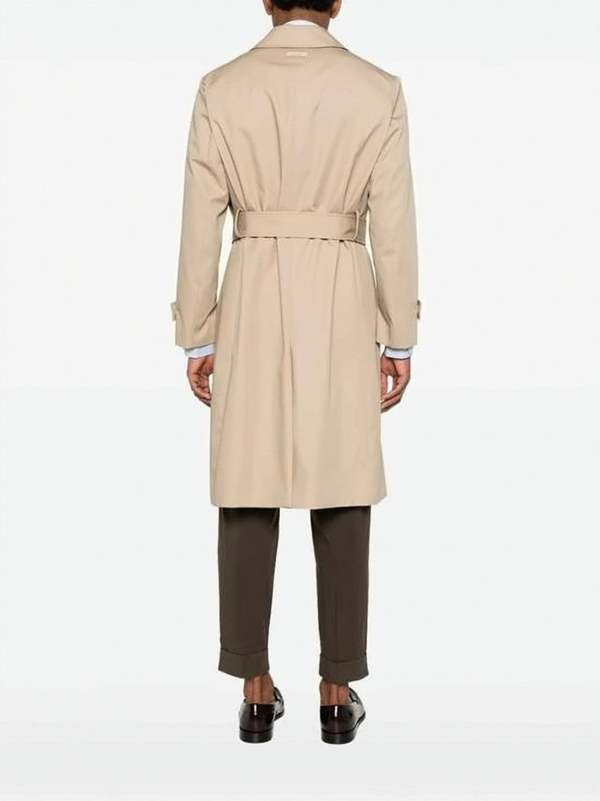Lardini Mid-Length Beige Coat