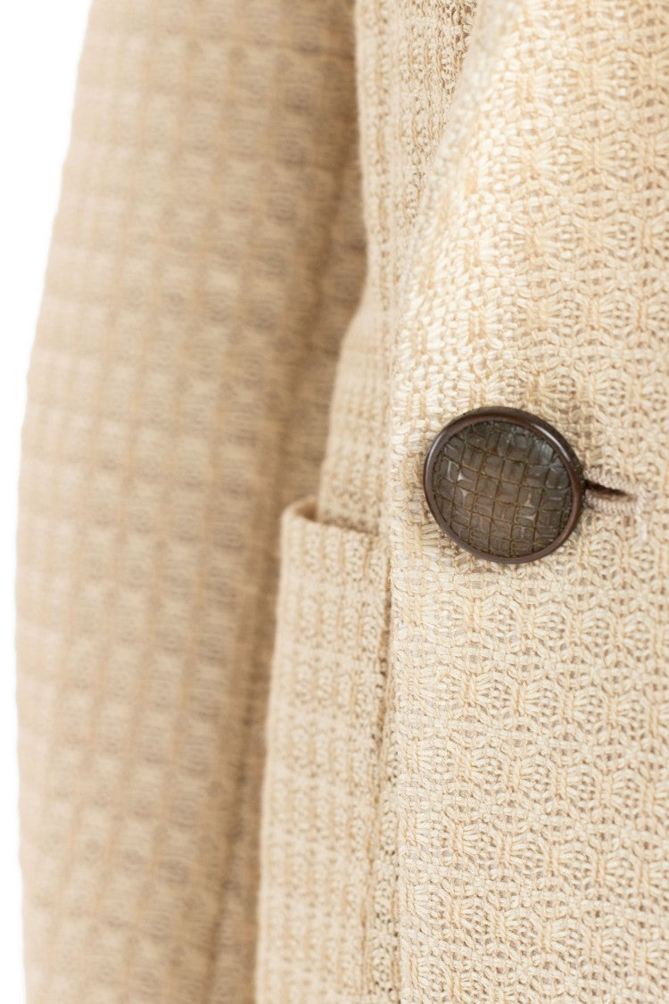 Tagliatore Double-Breasted Jacket Linen-Viscose-Cotton Weston Model