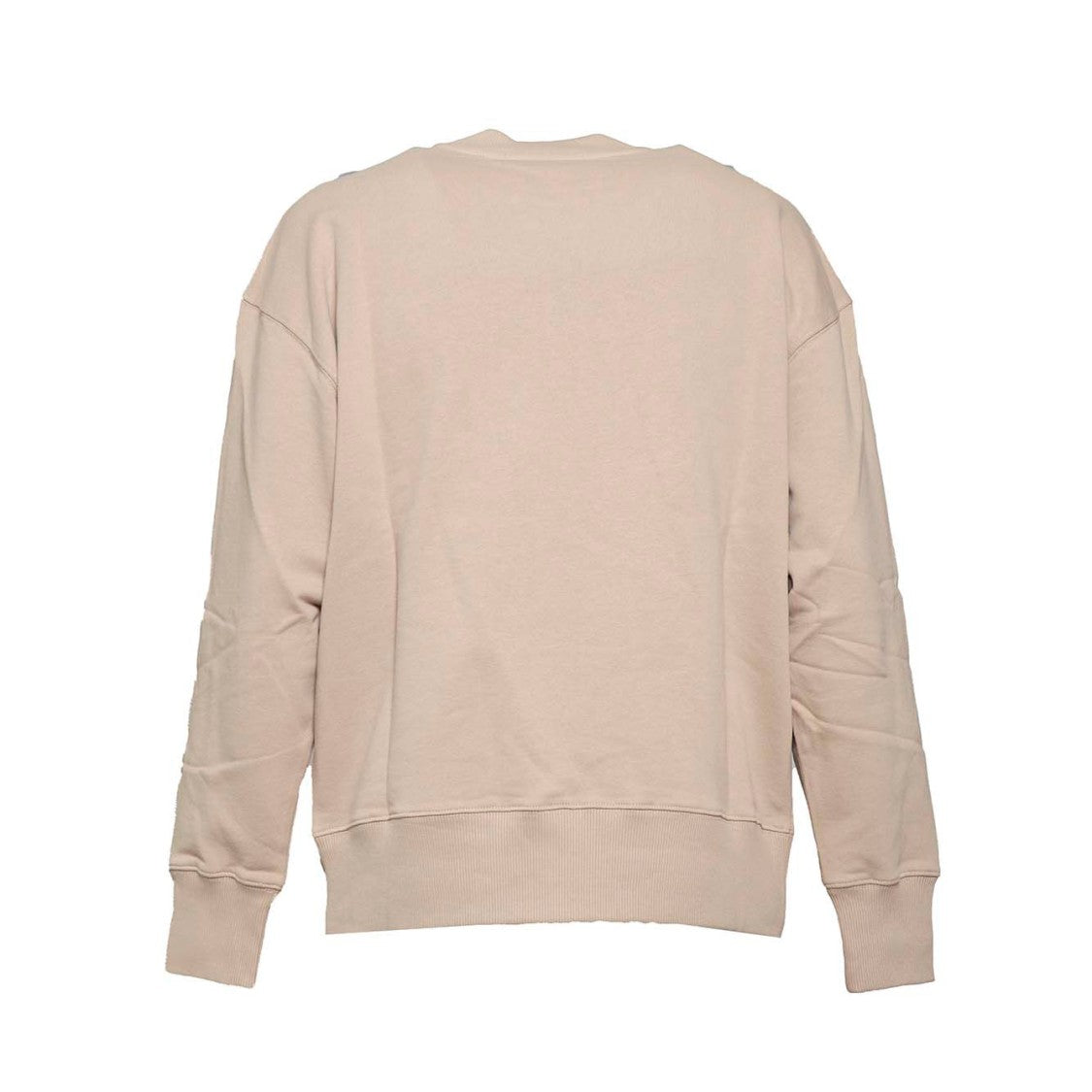 Msgm Beige Cotton Crewneck Sweatshirt