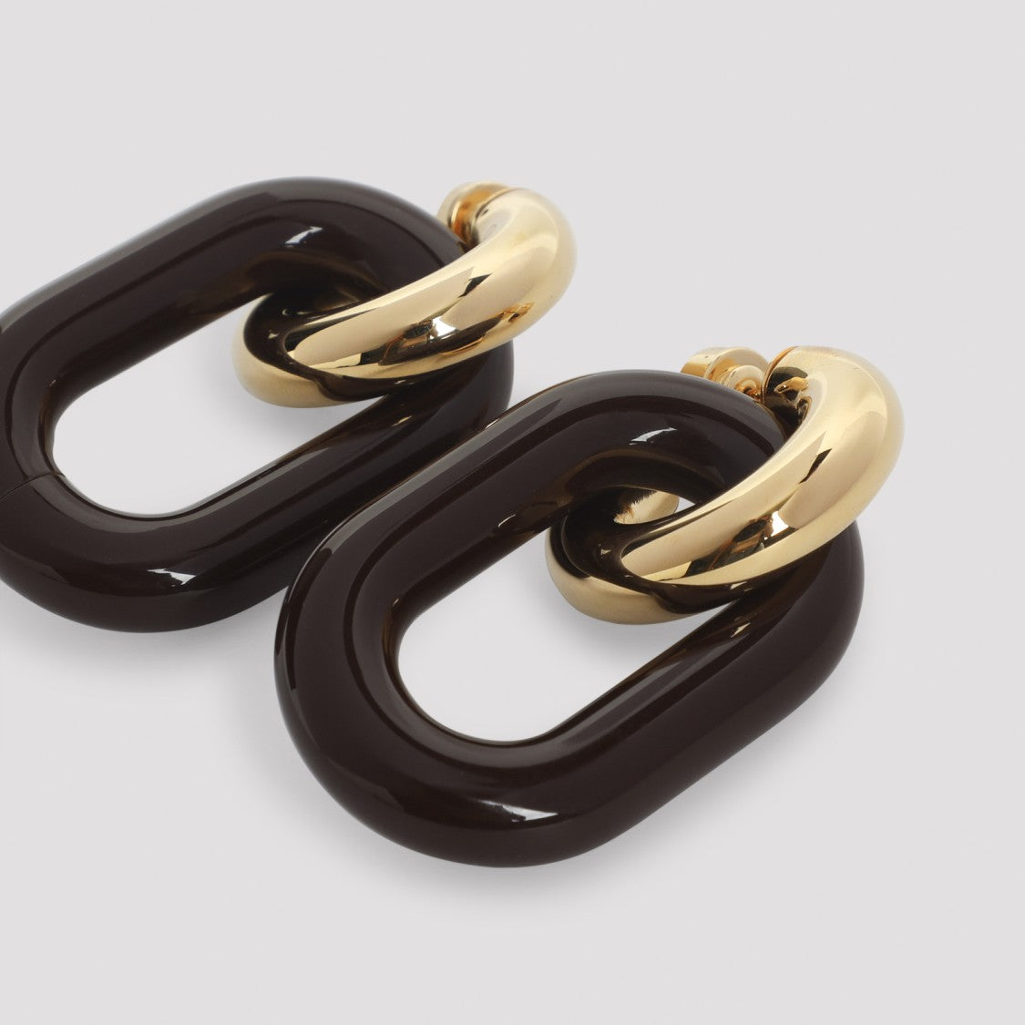Marni Brown Brass Earrings