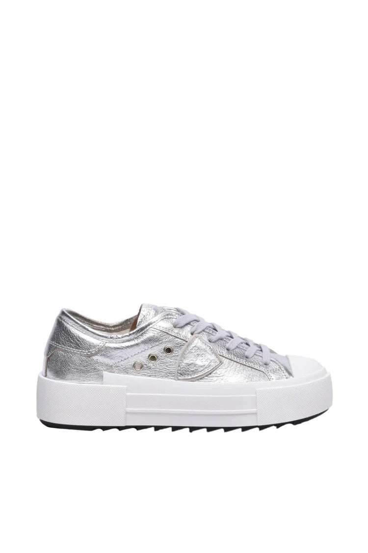Philippe Model Paris Haute Sneakers - Silver