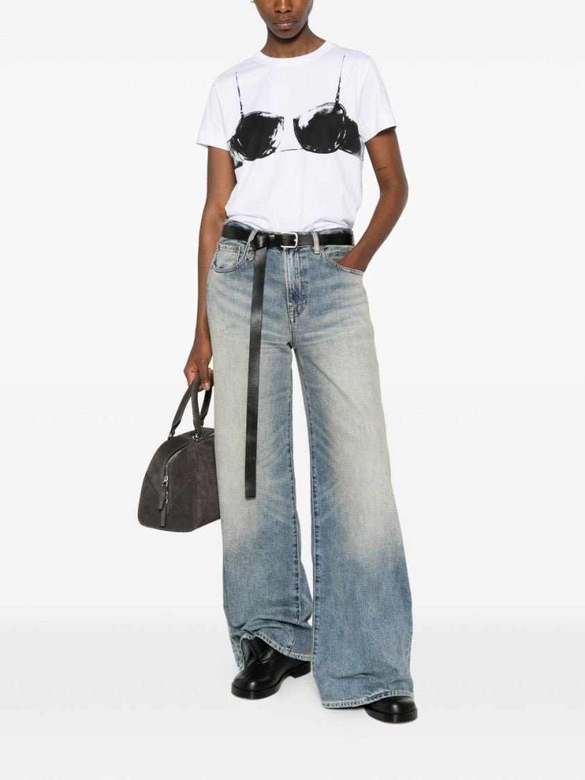 Givenchy Short-Sleeve Graphic Print Top With Boxy Fit