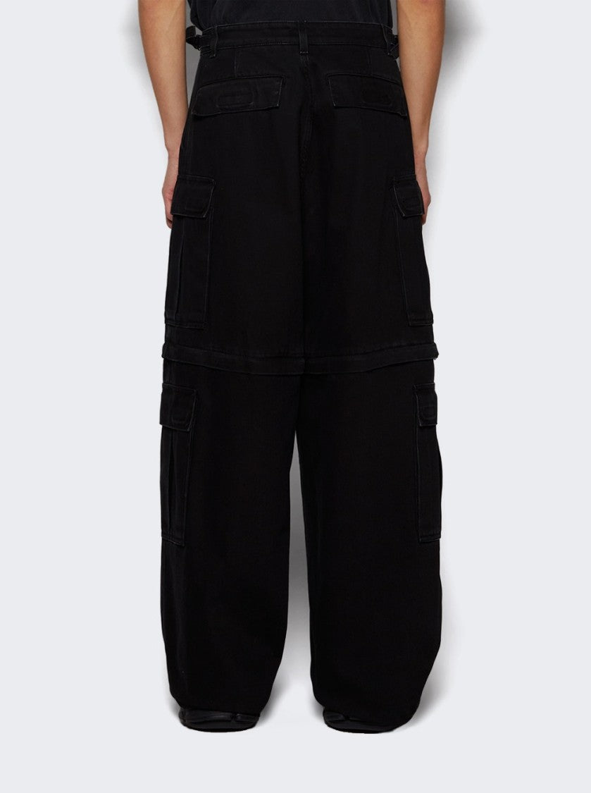 Vetements Cargo Jeans Black