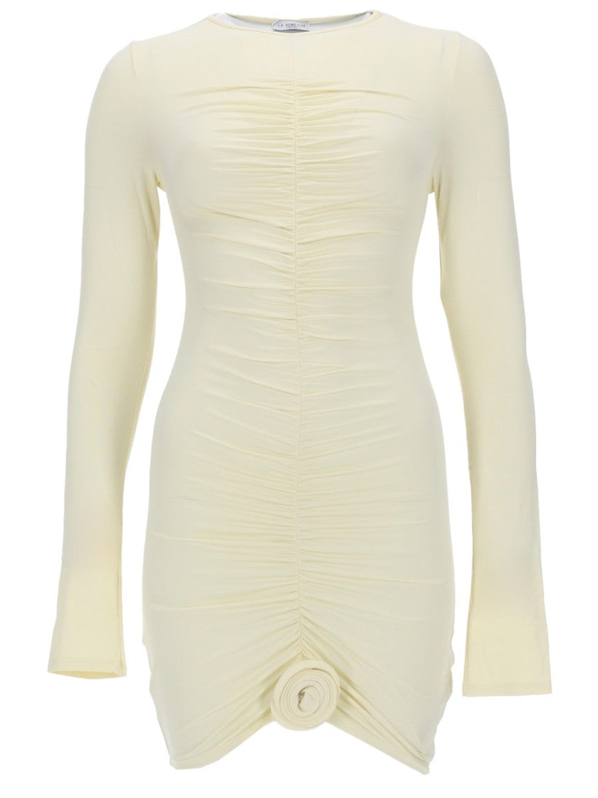 La Reveche Lillibet Long Sleeves Vertical Mini Dress