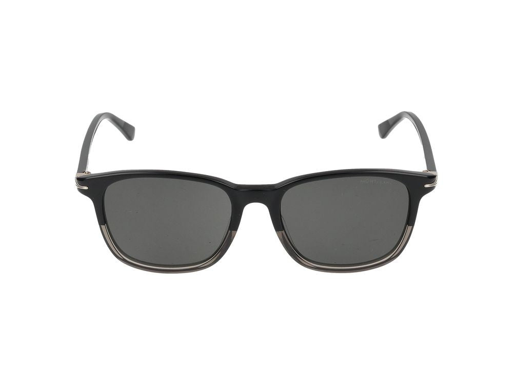 Montblanc Sunglasses Montblanc Mb0338s 003 Black Black Grey 52/18/145