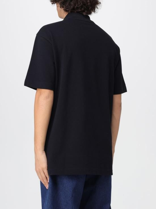 Maison Kitsuné Short-Sleeve Comfort Polo With Embroidered Fox Head