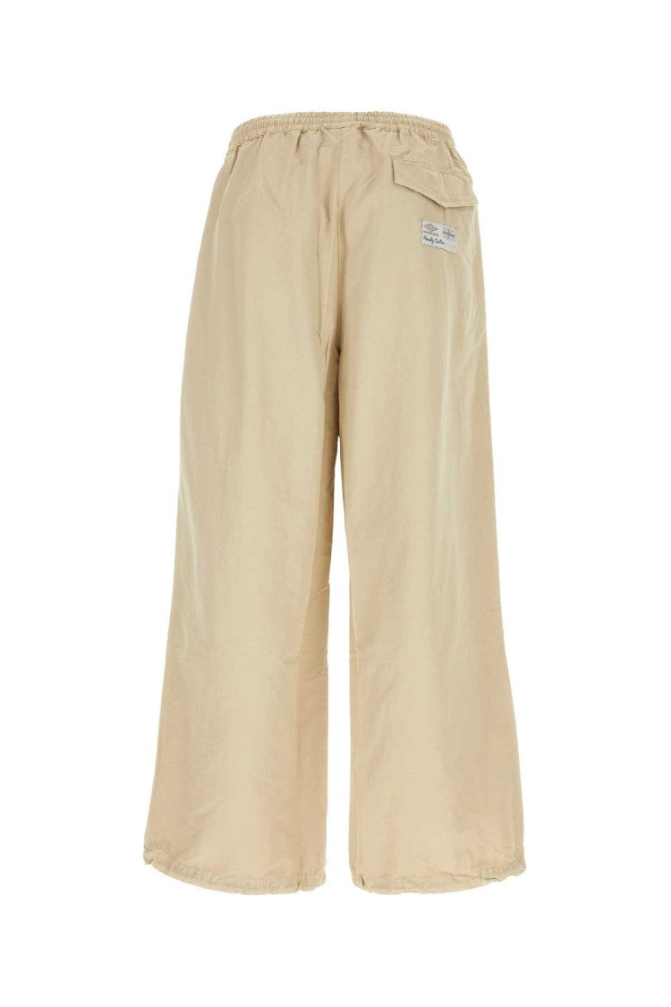 Umbro Beige Cotton Blend Oversize Pant