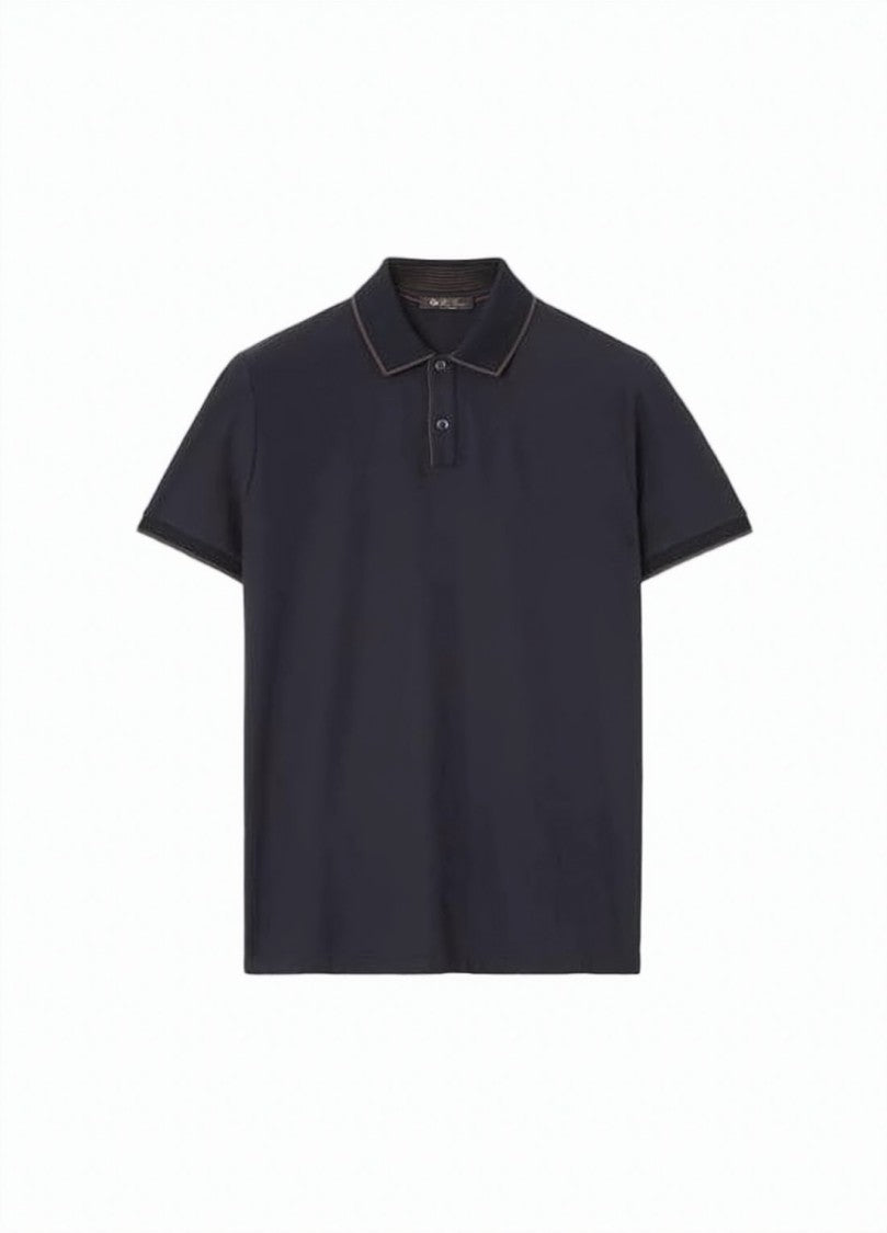 Loro Piana Structured Collar Polo Shirt With Contrast Piping