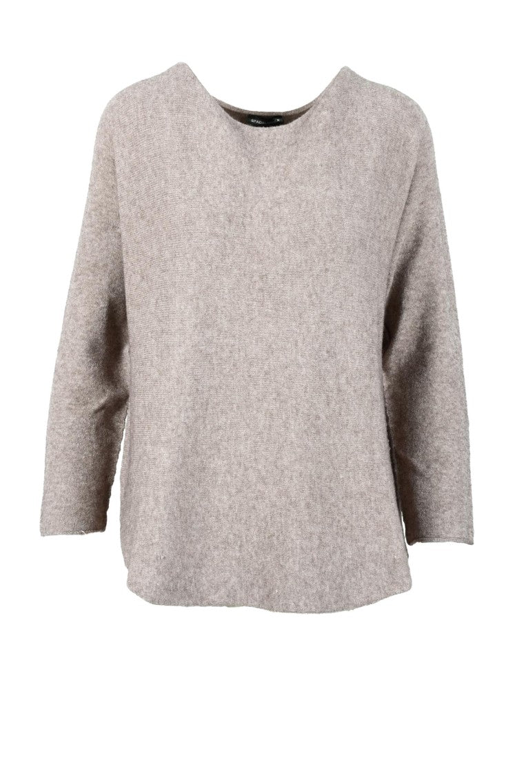 Spadalonga Turquoise Fuzzy Crewneck Sweater