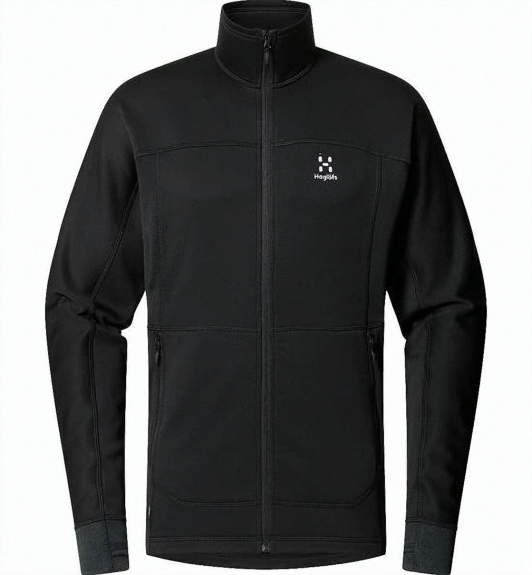 Haglöfs Black Jacket With High Collar