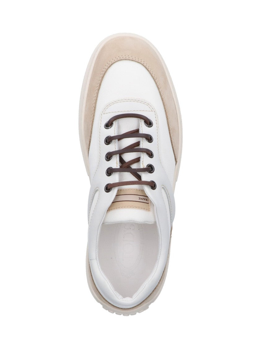 Tod's Nubuck Sneakers – White