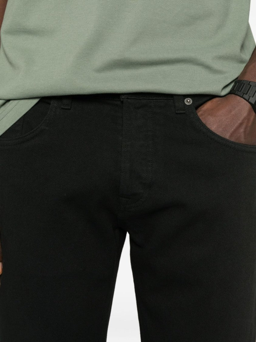 Dondup Straight-Leg Black Jeans