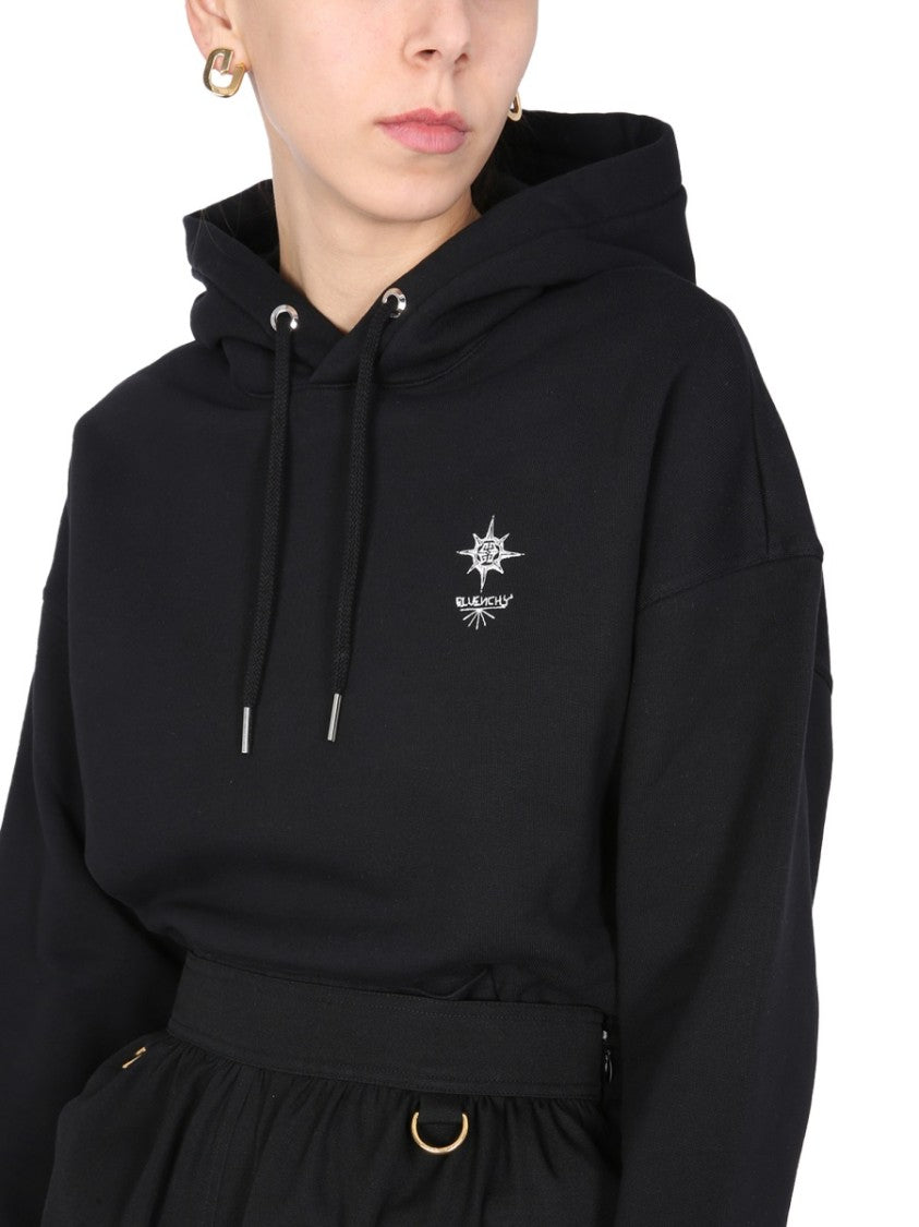 Givenchy Relaxed Fit Hooded Sweatshirt
