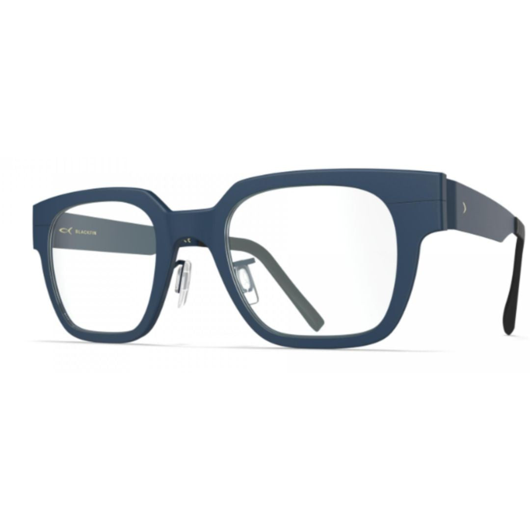 Blackfin Bf1063 Kensington Bold Rectangular Frame Eyeglasses With Matte Finish