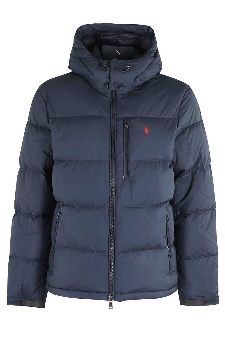 Polo Ralph Lauren Navy Down Jacket With Removable Hood