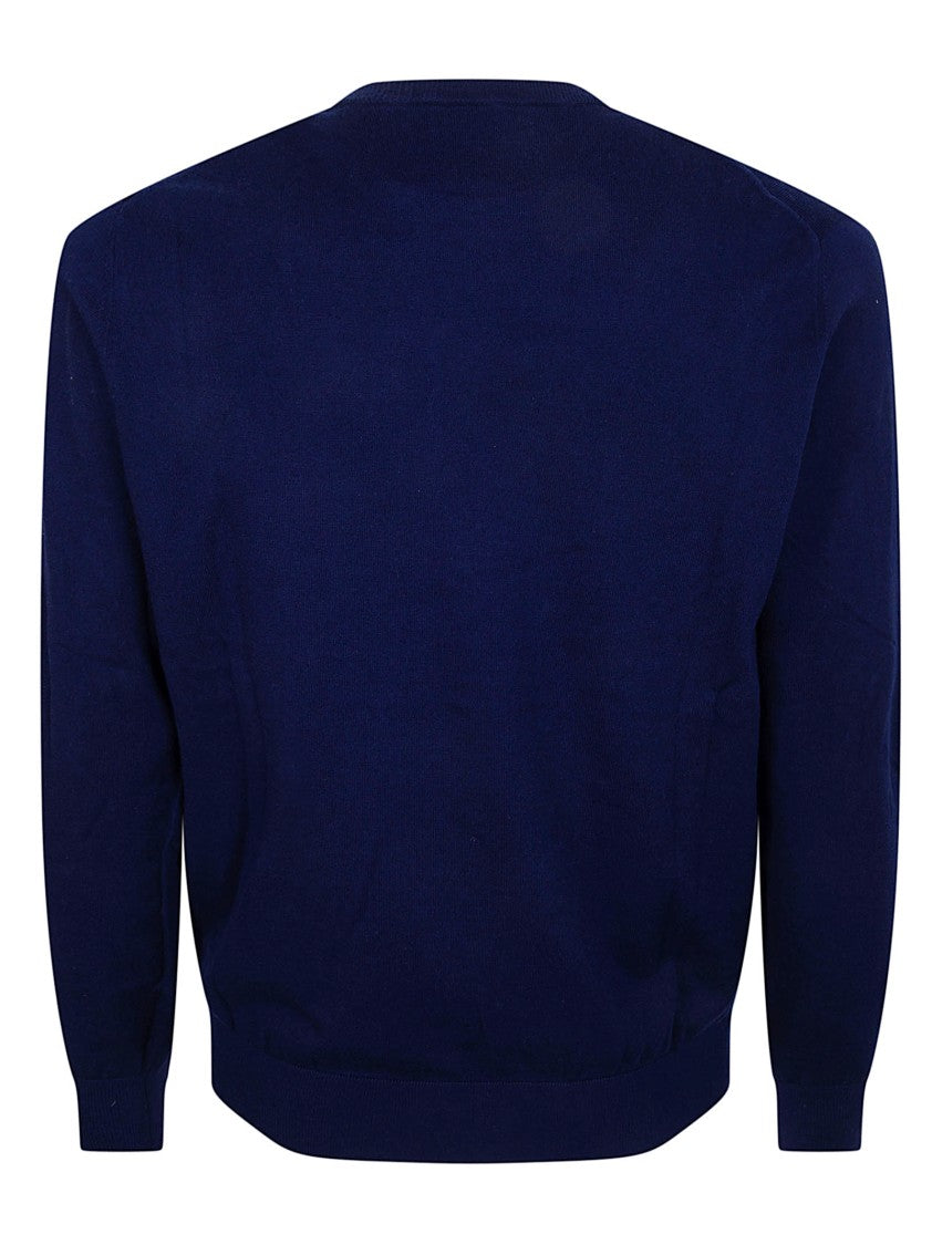 Ballantyne Argyle Patterned Crew Neck Sweater By Ballantyne