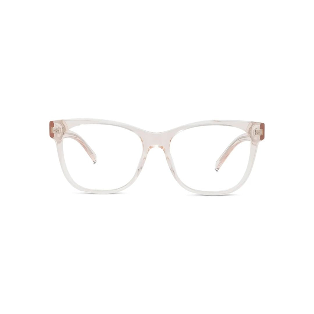 Givenchy Gv50027i Translucent Square Eyeglasses With Slim Temples