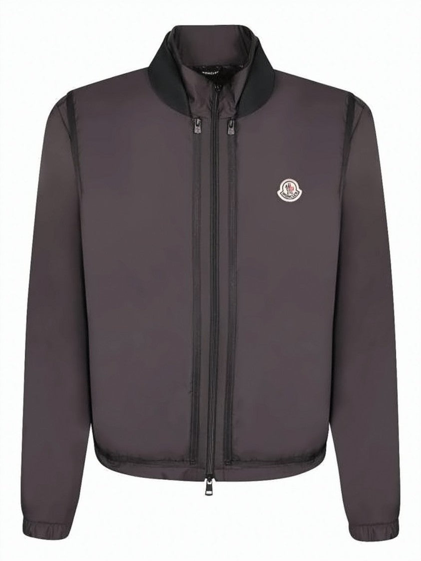 Moncler Polyester Casual Jacket With Stand-Up Collar