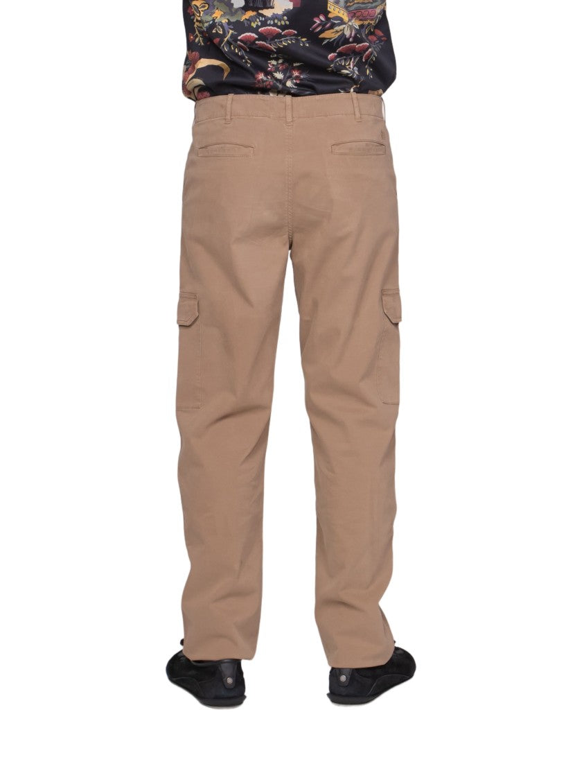 Etro Straight-Leg Cargo Pants With Flap Pockets And Zip Closure