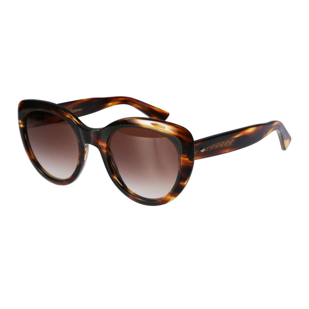 Kador Sophia Glamour Oversized Tortoiseshell Cat-Eye Sunglasses With Gradient Lenses