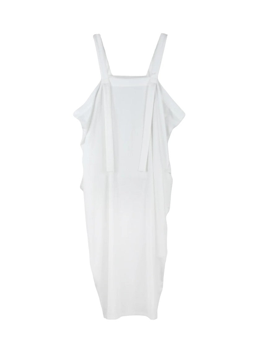 Yohji Yamamoto White Deconstructed Cotton Day Dress