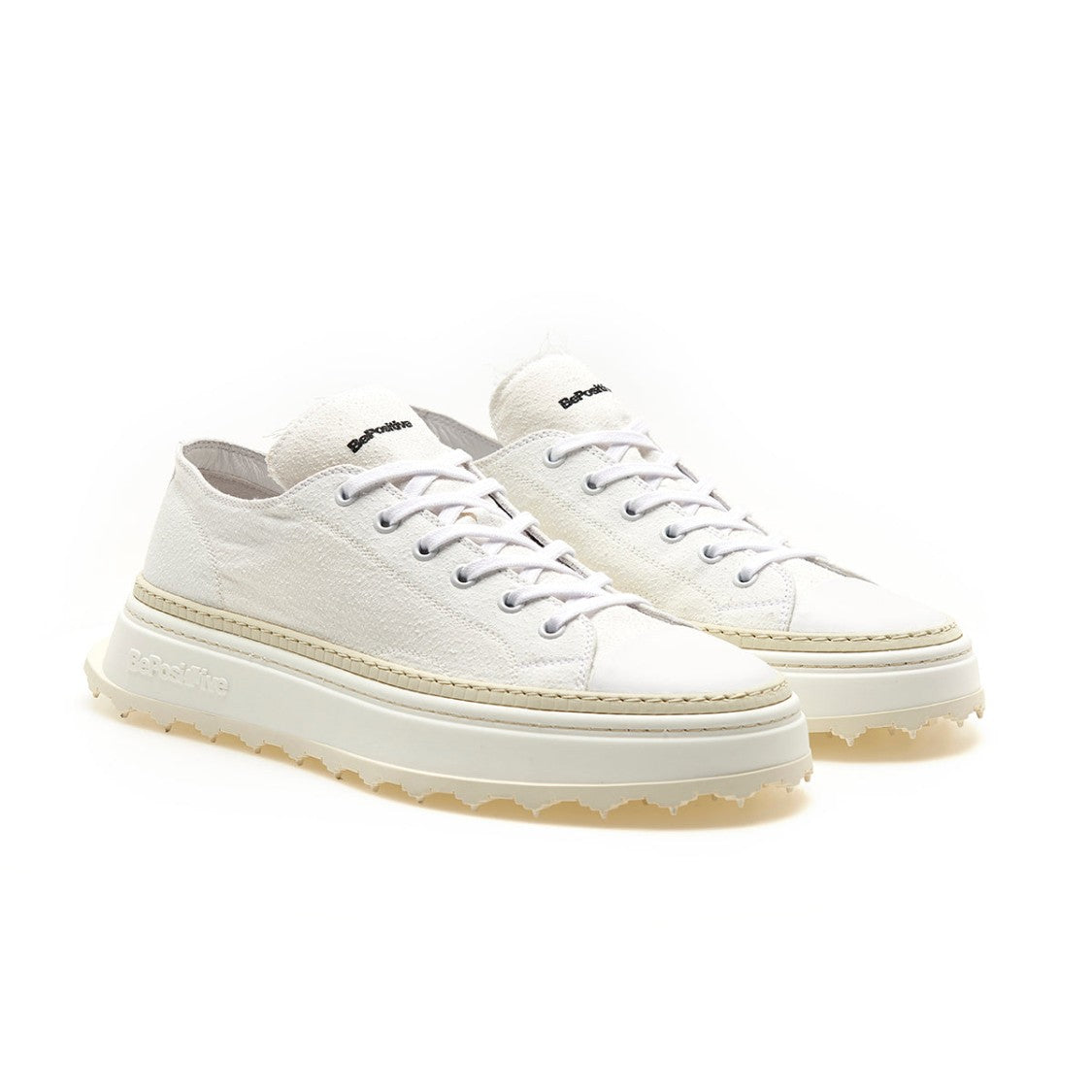 Bepositive Canvas Leather Low Sneakers