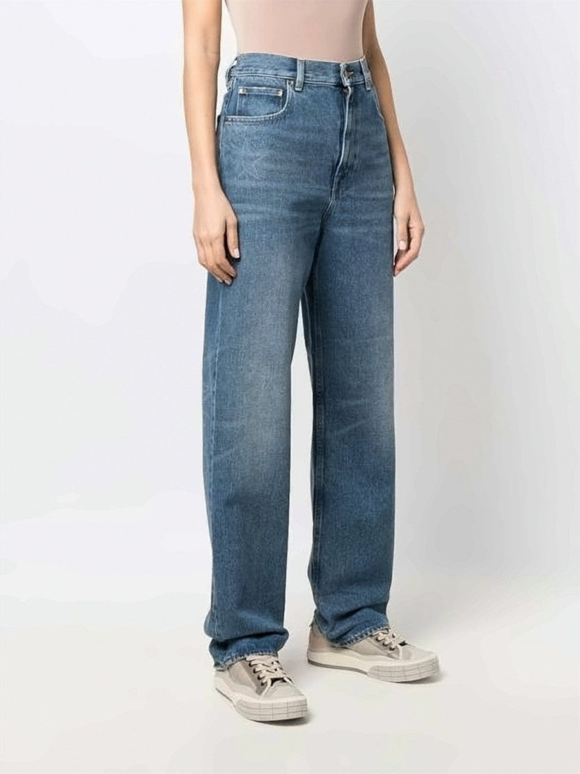 Golden Goose Classic Straight-Leg Denim Pants With Mid-Rise Waist